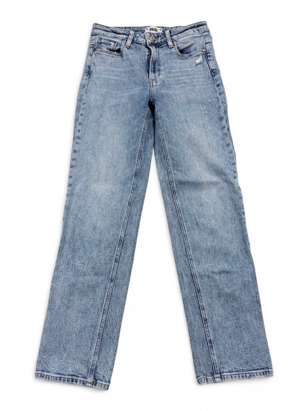 Paige Noella Straight Leg Jeans Size 25 Light Wash